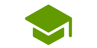 Schulen Icon grünes Schulen Icon